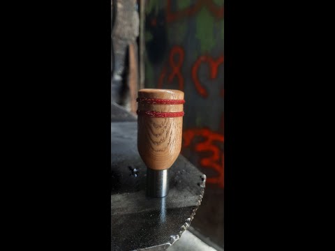 make a wood shifter / კოლოფის ბერკეტი ხისგან